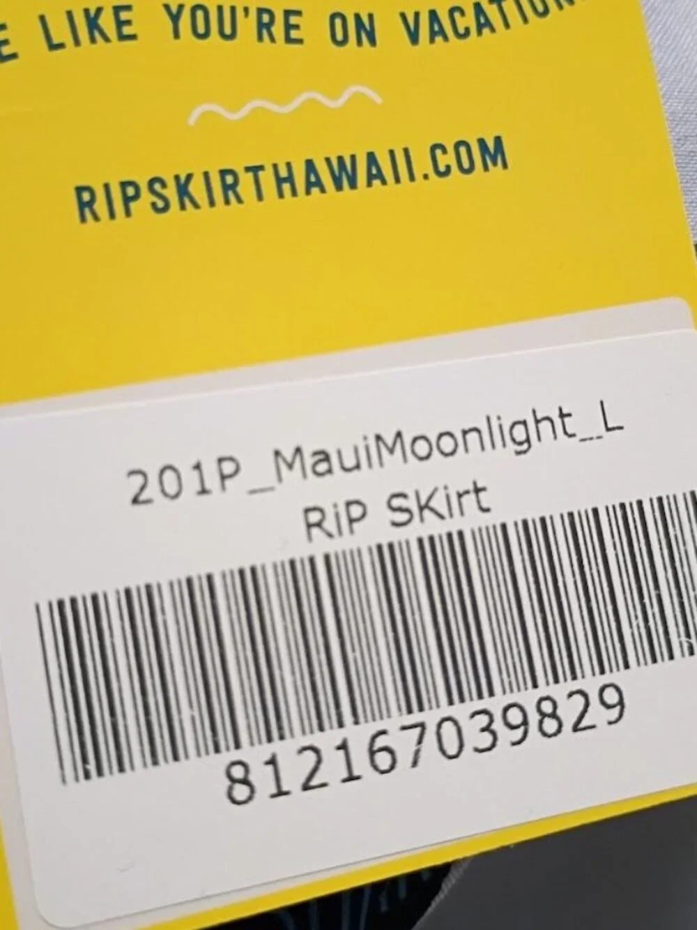 RipSkirt Hawaii Maui Large Moonlight Sport Skort With Pockets - Picture 2 of 10